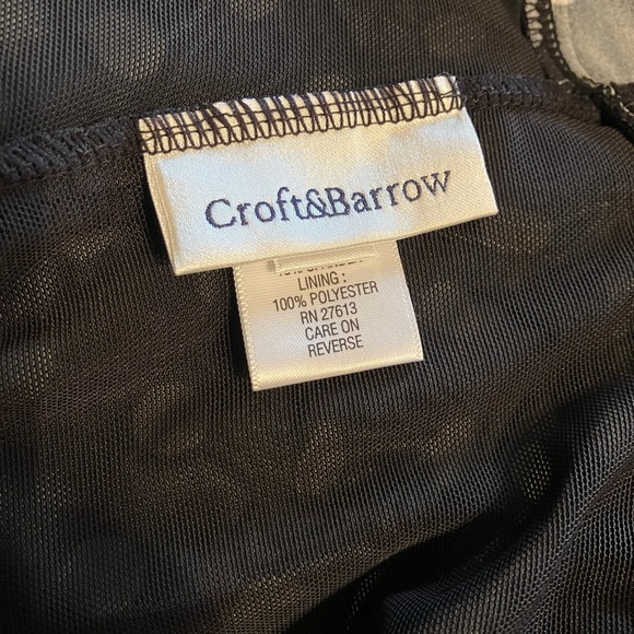 Croft & Barrow Polka Dot Swim Dress - Picture 2 of 12